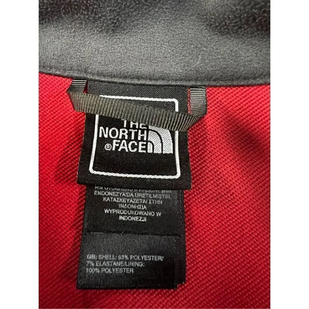 The north face softshell lightweight fast dry rdt zip up maroon burgundy jacket